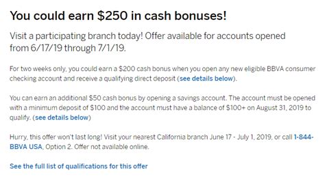 Then, you guessed it, redeem those points. Expired BBVA Compass $250 In Branch Checking Bonus California Only - Doctor Of Credit