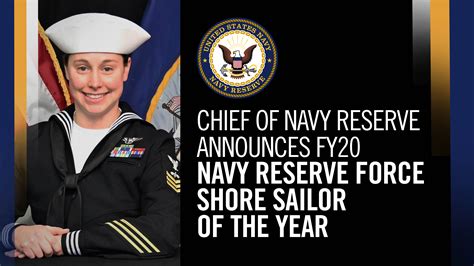 Chief Of Navy Reserve Announces Fy20 Navy Reserve Force Shore Sailor Of