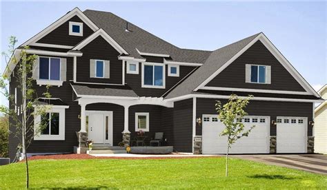 Dark Brown House What Color Door Brown House Exterior House Paint
