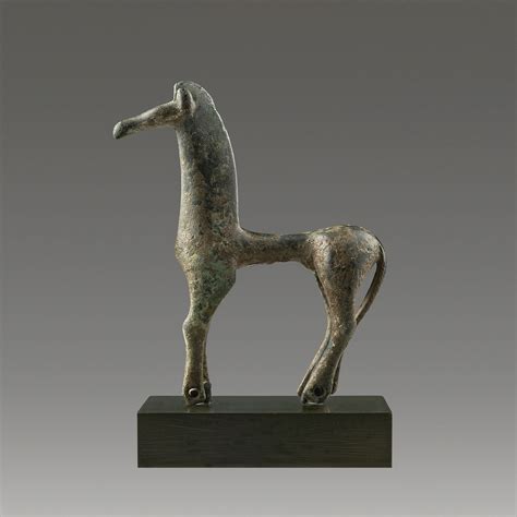 Although ancient literature has preserved information about the most famous greek sculptors who. Greek bronze statuette of a horse - Phoenix Ancient Art ...