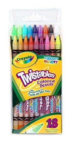 Crayola 18ct Twistables Colored Pencils Crayola https://www.amazon.ca