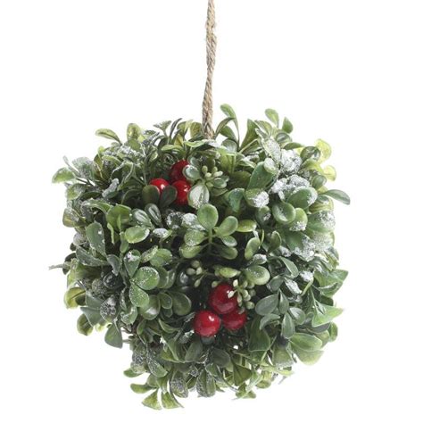 Hang in a doorway and smooch your loved ones when they pass underneath. Holiday Artificial Boxwood Kissing Ball - Vase and Bowl ...