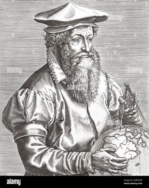 Gerardus Mercator 1512 1594 16th Century Geographer Cosmographer