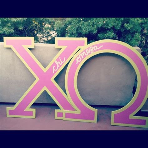 Love These Letters Simple Yet Adorable With Images Chi Omega Chi