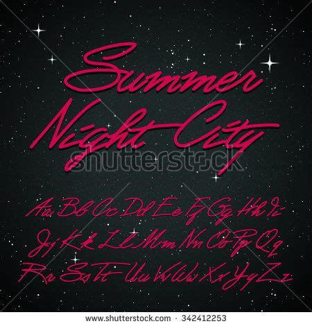 Check spelling or type a new query. Hand Written Cursive Retro Font. Vector Calligraphic ...