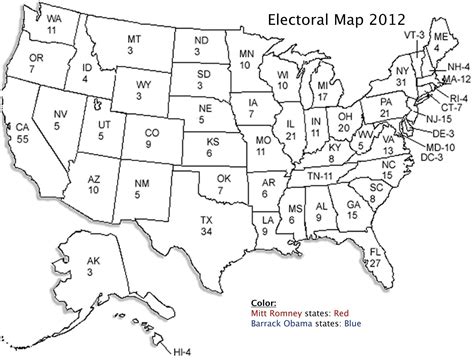 Printable United States Map Coloring Page