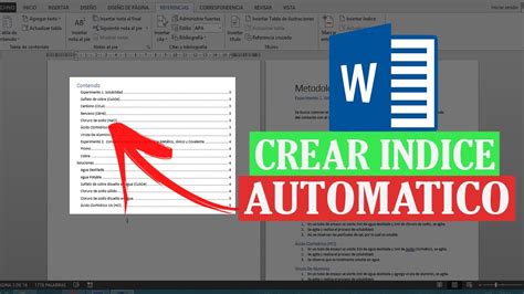 Como Crear Indice Automatico En Word Printable Templates Free