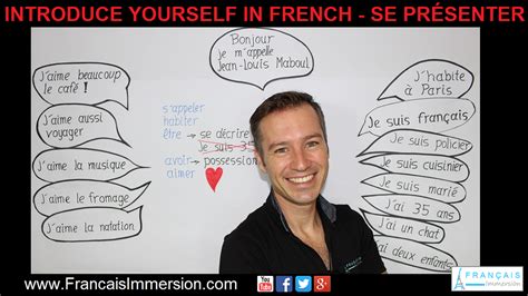 His new friends use salut, bon matin, bonjour, ça va bien? Introduce Yourself in French - Se présenter - Français Immersion