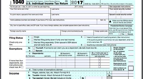 Irs Form 1040 And 1040 Sr What It Is How It Works In 2020 India