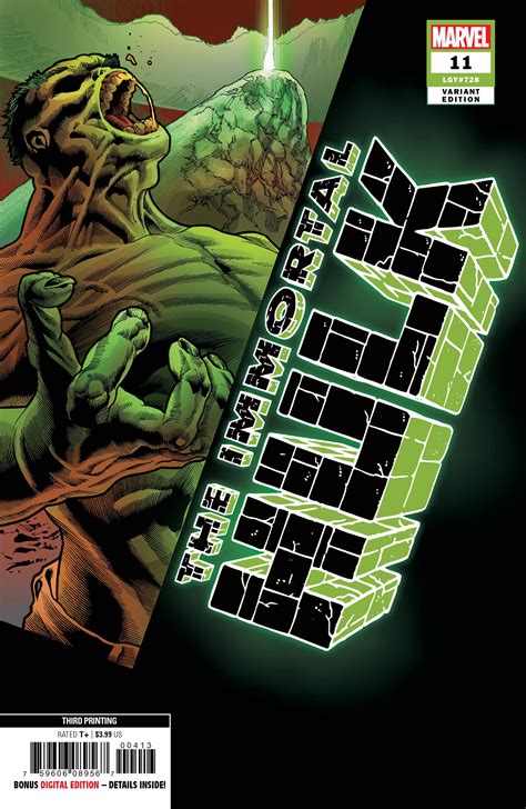 The Immortal Hulk 11 Bennett 3rd Printing Fresh Comics