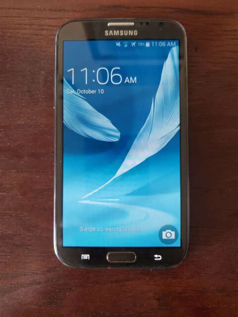 Samsung Galaxy Note Ii Sgh I317 16gb Titanium Gray Atandt