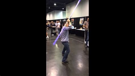 Boba Fetts Daniel Logan Lightsaber Moves At Star Wars Celebration