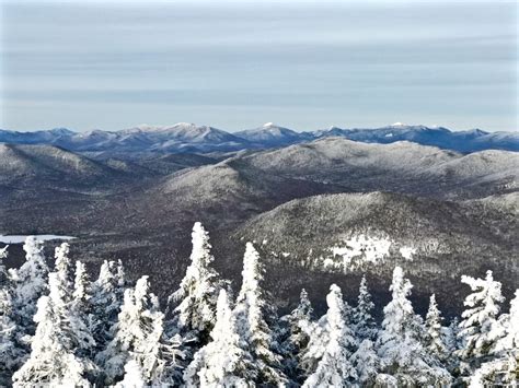 Adirondack Land Covered In Snow The White World Of Blue Mtn