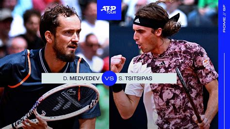 Sf Preview Daniil Medvedev Stefanos Tsitsipas Meet In Rome Atp