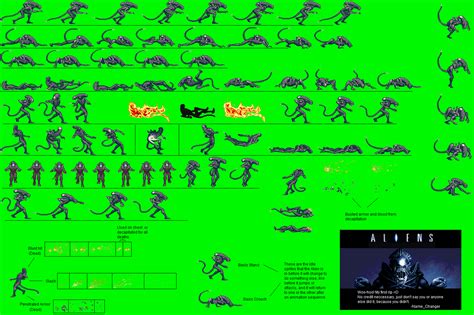 Arcade Alien Vs Predator Alien Warrior The Spriters Resource