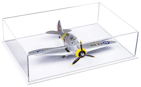 Model Plane Display Cases With White Base Better Display Cases