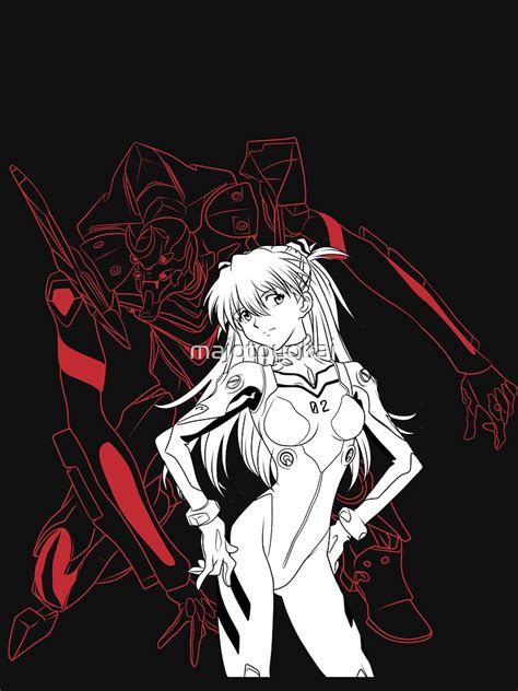 Asuka Langley T Shirt For Sale By Majotoyokai Redbubble Rei Ayanami T Shirts Anime T