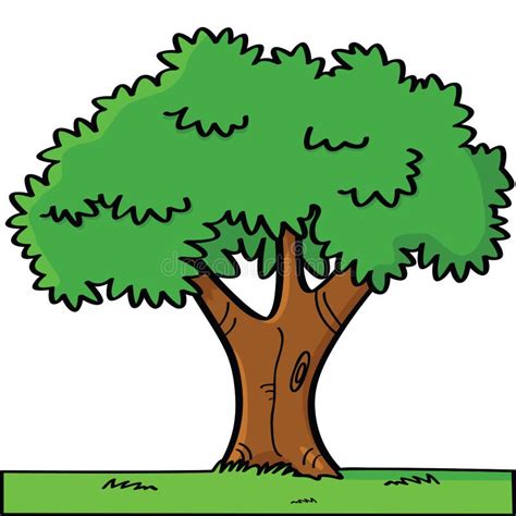 Cartoon Tree Stock Vector Illustration Of Cartoon Garden 16270620