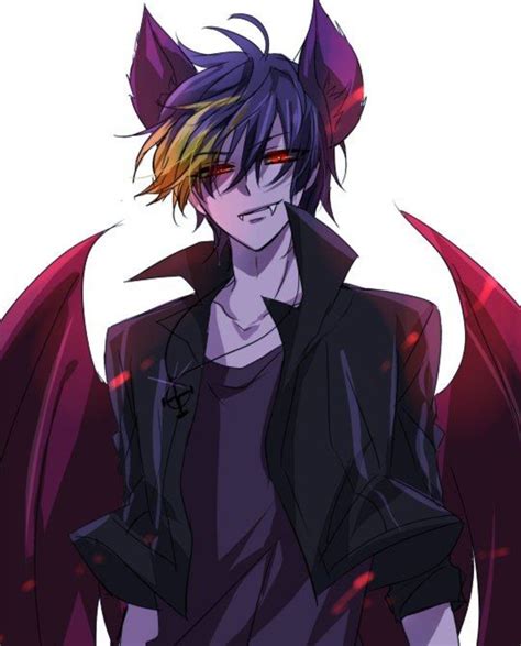 Damien The Chiroptera Anime Demon Boy Evil Anime Anime Monsters