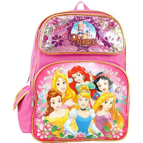 Disney Backpack Princess Group Pink 16 New 103156