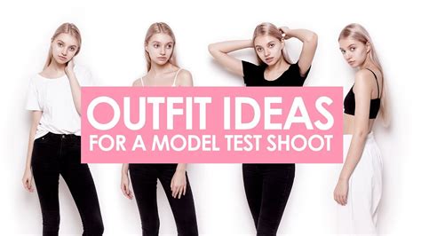 Outfit Ideas For A Model Test Shoot Modeling Portfolio Book