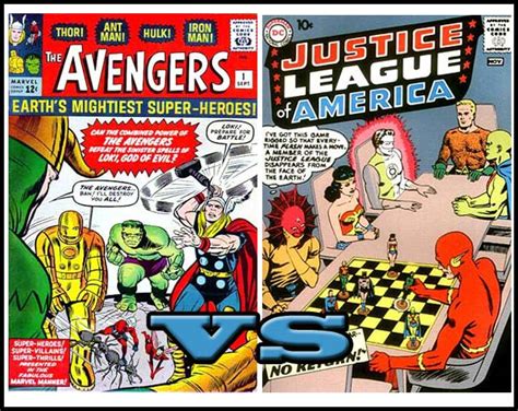 Original Justice League Vs Original Avengers Heromachine Character