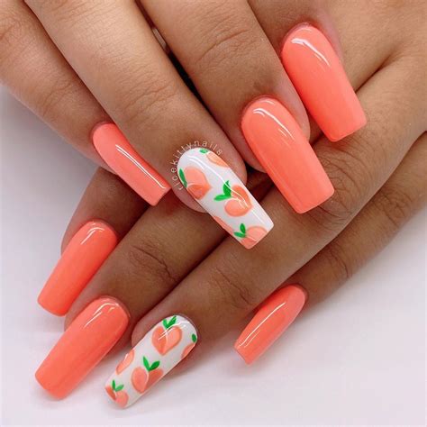 OC Nail Artist Diana On Instagram Peach Dont Kill My Vibe TAG YOUR FRIENDS