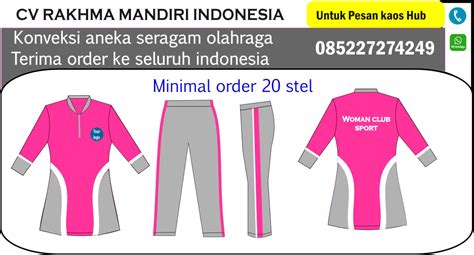 Baju olahraga muslimah ini dibuat dari bahan katun combed 20s berkualitas tinggi. CV.RAKHMA MANDIRI 085227274249 konveksi & perdagangan umum: 1.BAJU OLAHRAGA MUSLIMAH