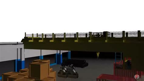 Industrial Warehouse 3d Set Modeling Youtube