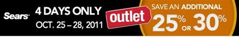Sears Outlet Canada Sale Save 25 30 Canadian Freebies Coupons