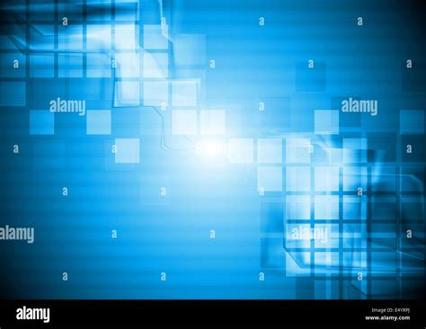 Abstract Blue Hi Tech Background Stock Photo Alamy