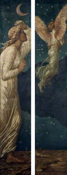 Cupid Flying Away From Psyche By Edward Burne Jones Date Painted 1872