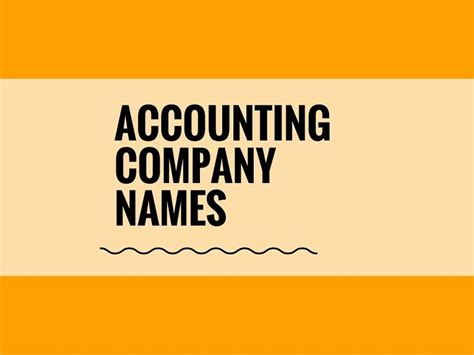 We use some essential cookies to make our services work. 598+ Handpicked Accounting Company Names | Event planning ...