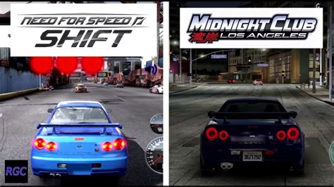 Need For Speed Shift Vs Midnight Club Los Angeles