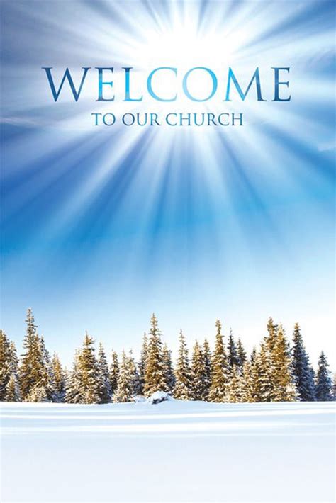 Welcome To Our Church Winter Welcome Folder 12 Church Partner