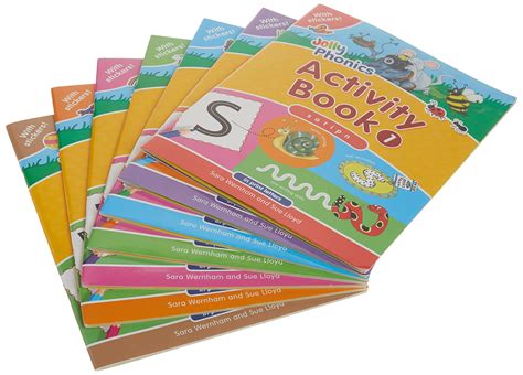 Mua Jolly Phonics Activity Book Set In Print Letters 1 7 Trên Amazon
