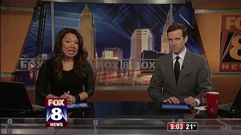 Melissa Reid Anchoring Fox 8 News In The Morning With Mark Zinni Youtube