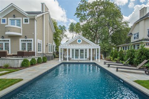 Rutherford Bergen County New Jersey Transitional Pool New York By The Pool Boss Houzz