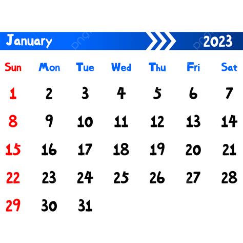 Calendrier 2023 Janvier Ligne Bleue Png Calendrier 2023 Calendrier