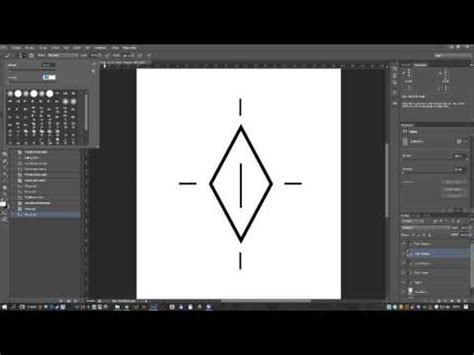 Put the fire on top and choose lighter color. Rhombus drawing via Photoshop - YouTube