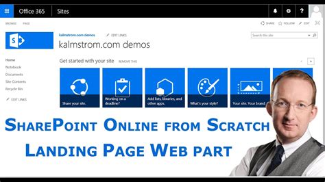 Sharepoint List Landing Page With Web Part Youtube