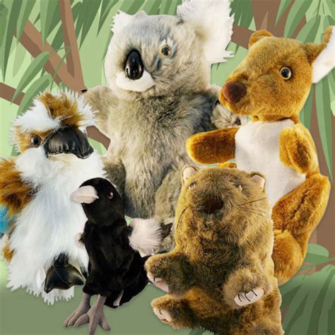 5 Australian Wild Animal Puppets Puppet Store™ Shop Now