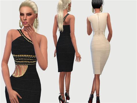 The Sims Resource Classy Bandage Dresses