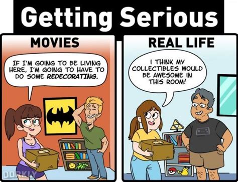 Nerdy Relationships Movies Vs Real Life Life Comics Tumblr Funny