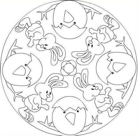 Easter Mandala Coloring Pages at GetColorings.com | Free printable