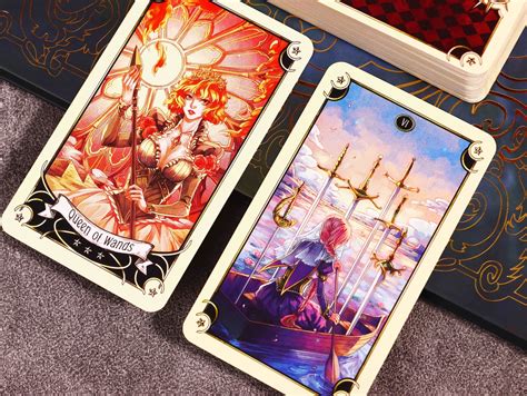 Beautiful Anime Tarot Cards Deck With Book For Beginners Etsy