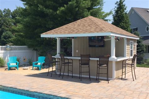 Cabanas Pool Houses And Poolside Bars Amish Depot
