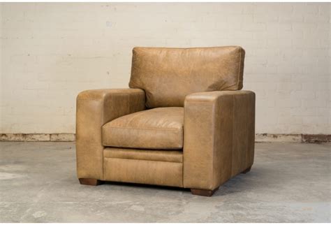 Urbanite Armchair In Vintage Tan Leather