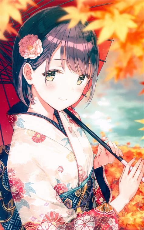 Autumn Anime Girl Wallpapers Top Free Autumn Anime Girl Backgrounds