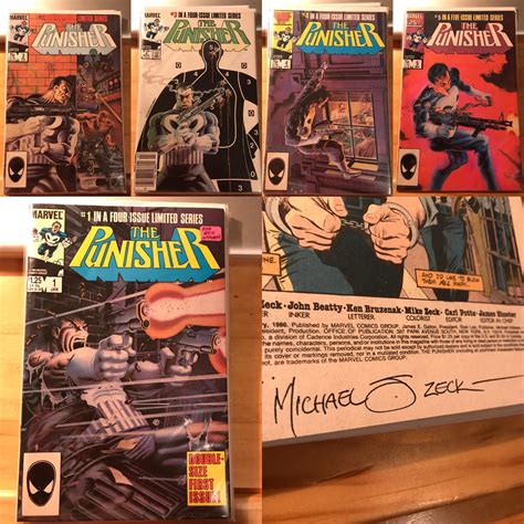 ‪the Complete 1986 5 Issue Limited Mini Series Of The Punisher With
